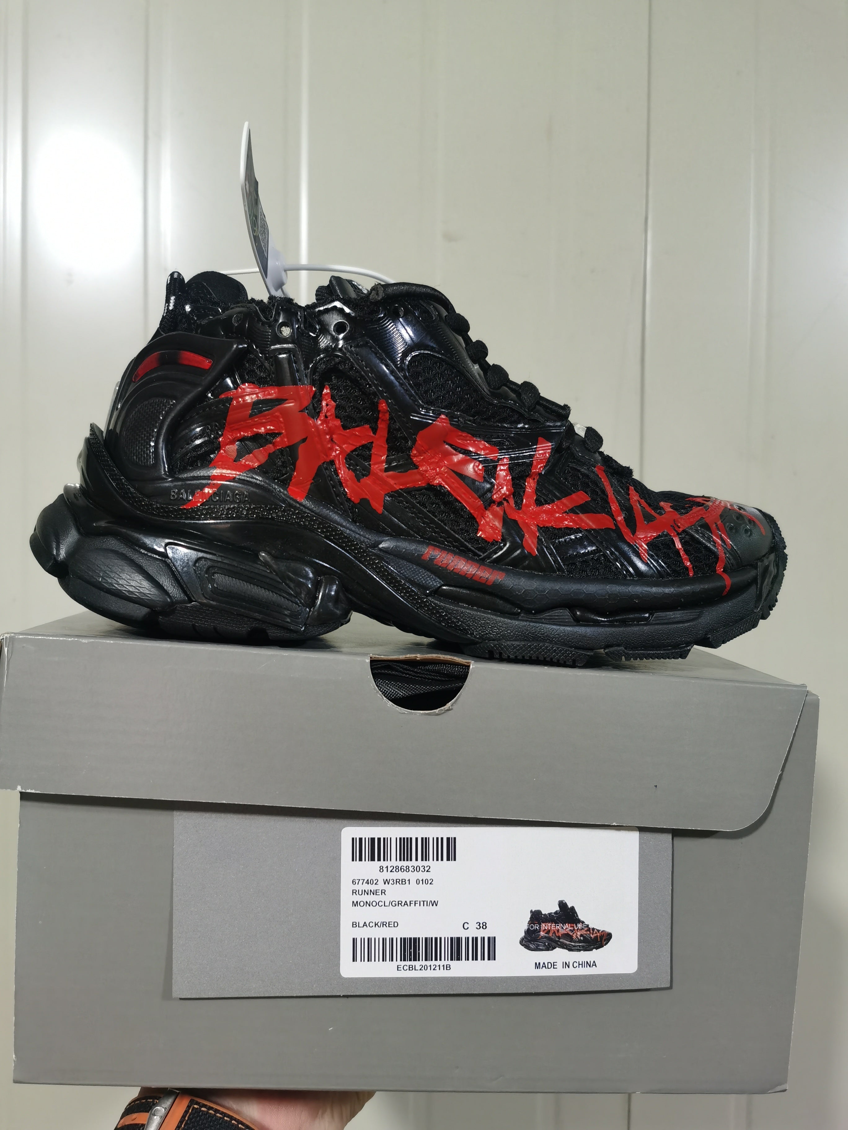 Balenciaga Runners with Letters